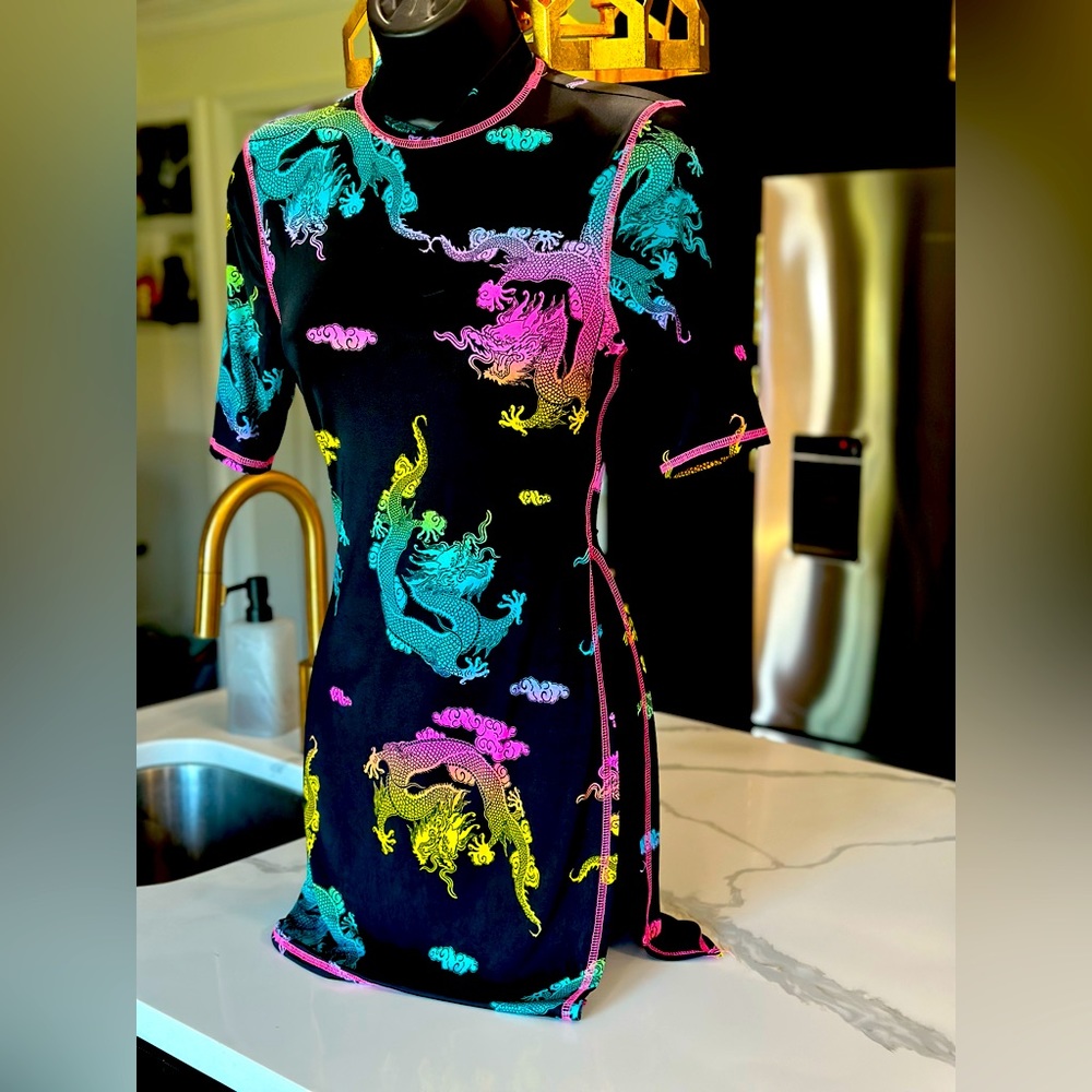 Dragon Print Top